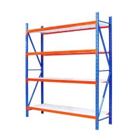 Warehouse Boltless Light Duty 4 Layers Steel Metal Storage Rack Shelf