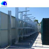 1.Multi Layers Galvanized single or double side long arm heavy duty outdoor storage cantilevered metal racks