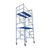 Ladder type steel scaffolding shoring frame for masonry work