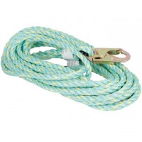 100' vertical lifeline pulley rope