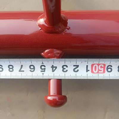 44'' flip lock guard rail post for scaffold frame