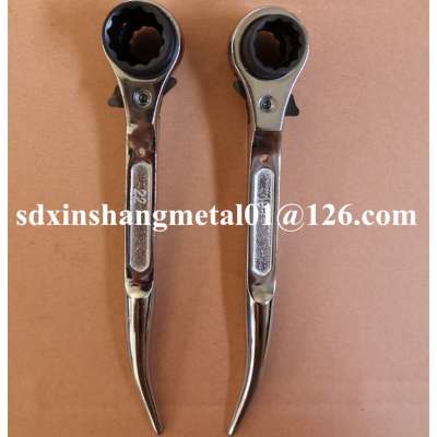 19/22mm Double socket ratchet wrench