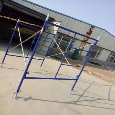 Powder Coating Ladder Scaffolding Frame On Sale