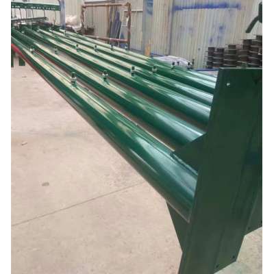 8' hunter green bridge leg for sidewalk sheds using