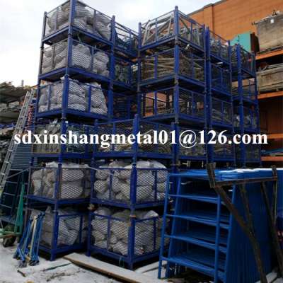 43.31''x43.31''x 33.27'' Stackable scaffold cage/basket