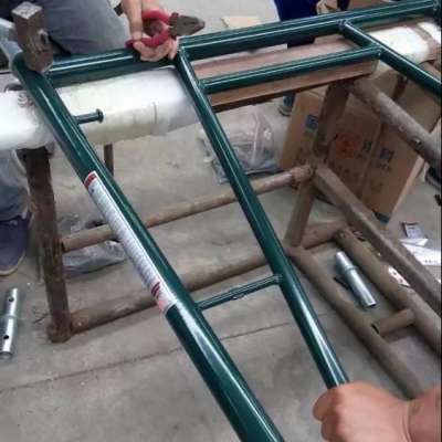 44''snap on scaffold guardrail post with 3 rivets